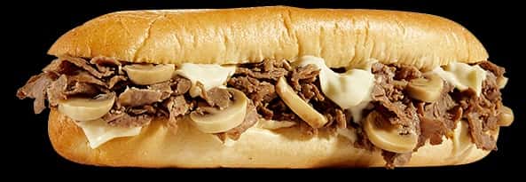 Mushroom philly cheese steak