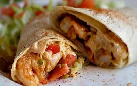 Boom Boom Shrimp Wrap