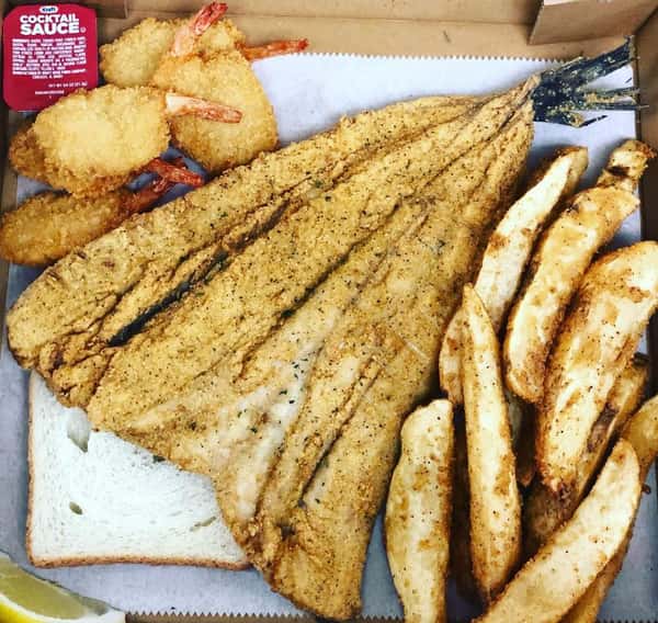 Lake Trout & Shrimp Combo