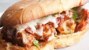Meatball Parmigian Sub