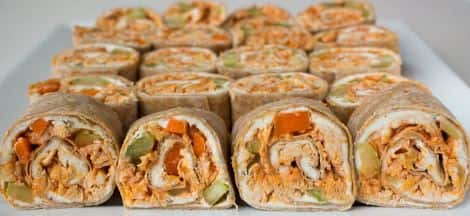 Buffalo Chicken Wrap Tray (24 Wraps)