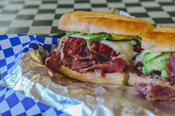 killer pastrami sandwich