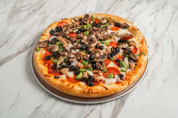 large deluxe pizza