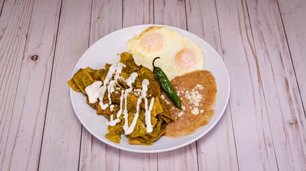 Chilaquiles Con Huevos
