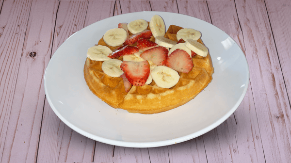 Strawberry Banana Waffle
