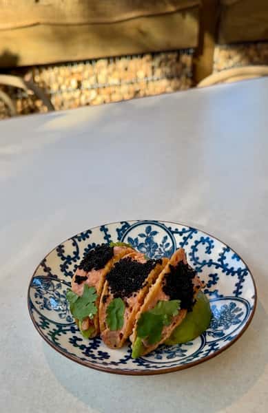 SPICY TUNA WONTON TACO