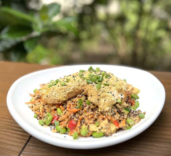 GINGER-WASABI CRUSTED HADDOCK