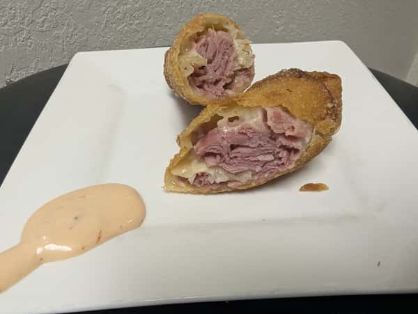 Reuben Egg Rolls