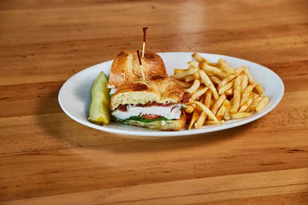 Club Croissant With Fries