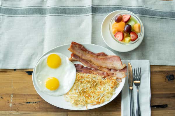 bacon and eggs