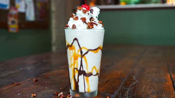 Milkshake with cherry on top