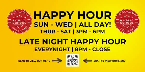 Happy Hour Banner