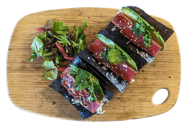 Ahi & Avocado Nori Tacos 