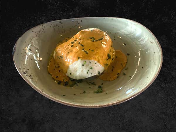Chicken & Cheese Enchilada Benedict