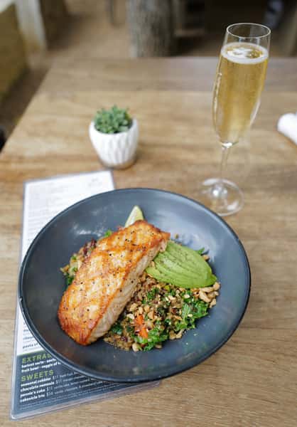 Salmon Caesar Salad