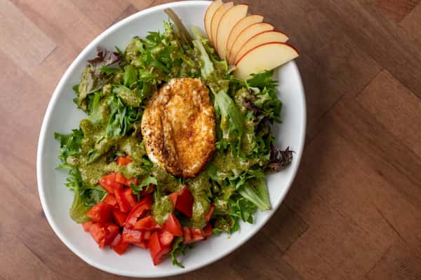 Warm Goat Cheese & Pesto