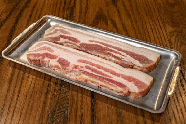Thick Sliced Smoked Pork Belly