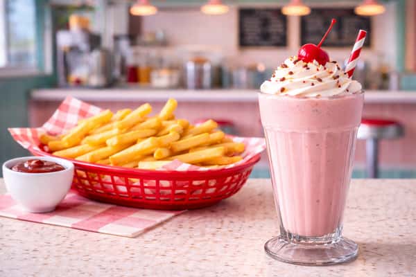 shake and fries