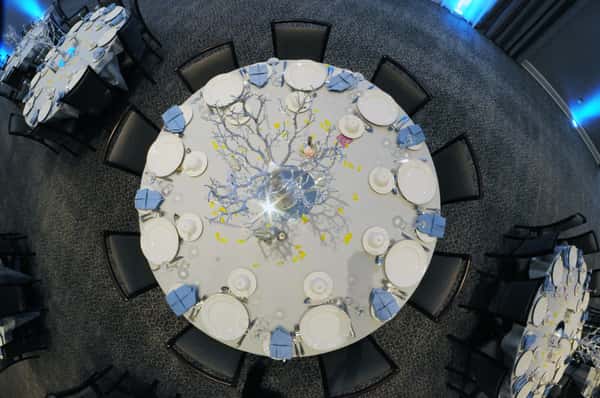 white table