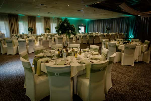 ballroom with chairs