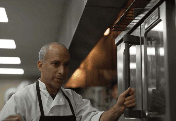 man in chef coat