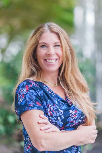 Woman smiling