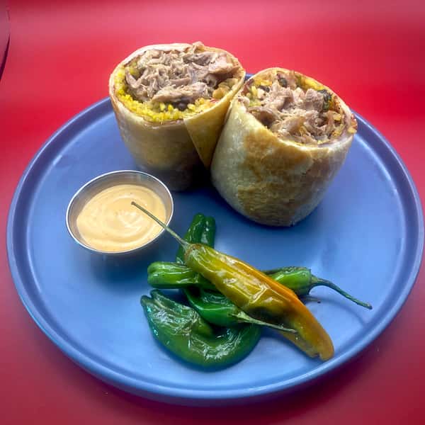 Duck Carnitas Burrito *