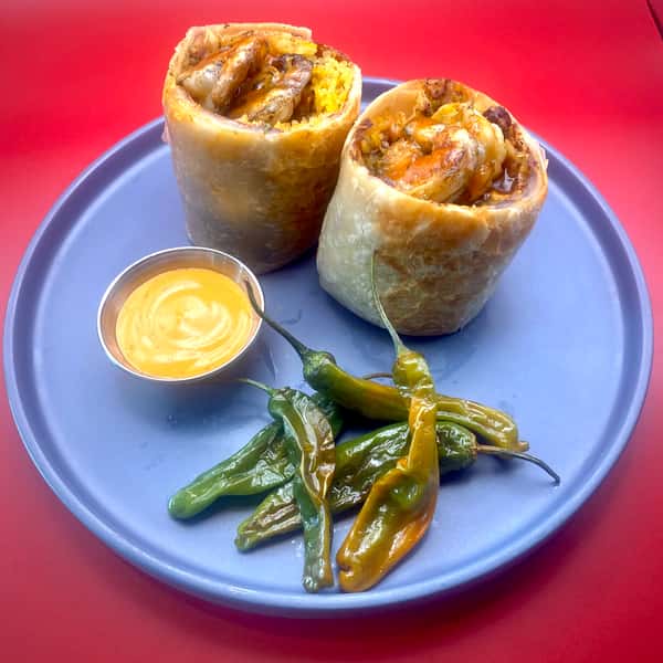 Tamarind Grilled Shrimp Burrito *