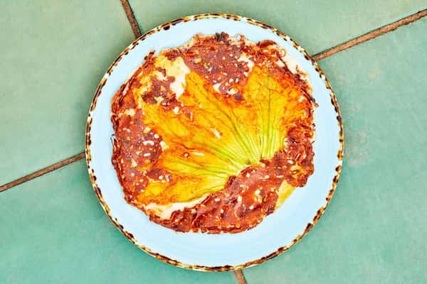 Mini Squash Blossom Quesadilla
