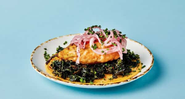 Vegan Squash Blossom Taco