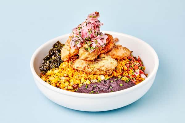 Vegan Squash Blossom Bowl