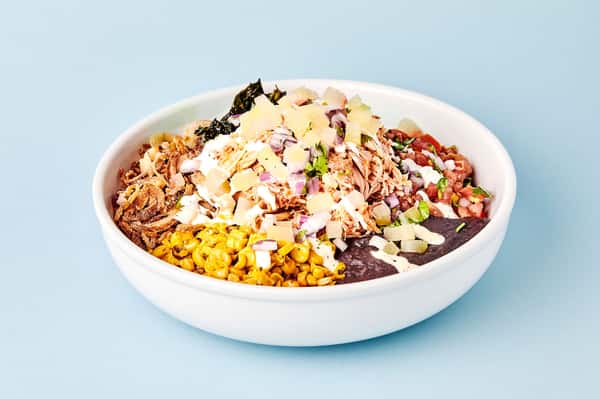 Vegan Spicy Jackfruit Carnitas Bowl