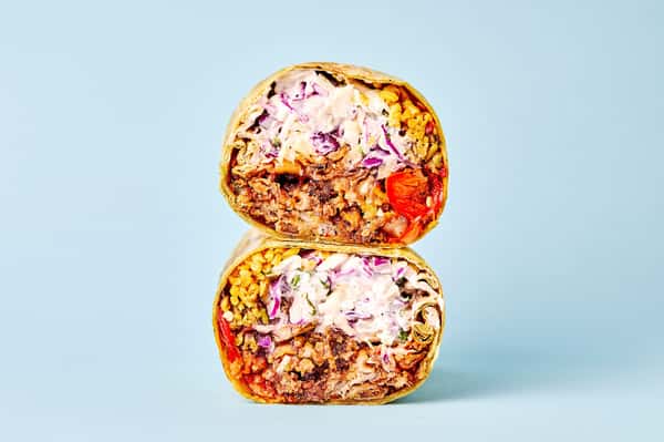Vegan KBBQ Burrito