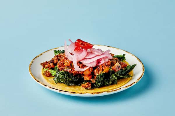 Vegan Eggplant Soyrizo Taco