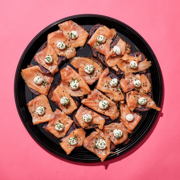 Smoked Salmon Toast Platter