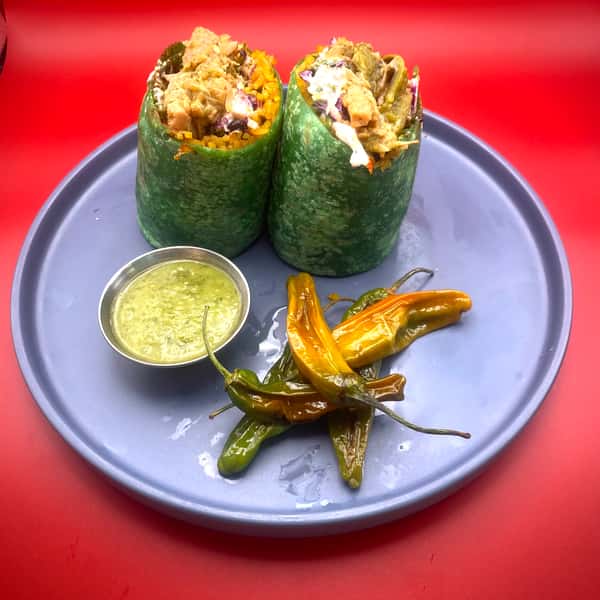 Jackfruit Chile Verde Burrito *