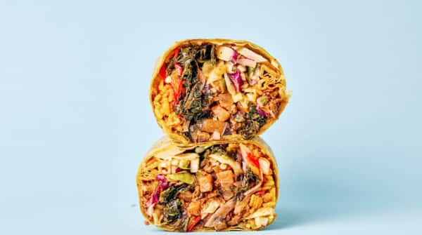 Vegan Eggplant Soyrizo Burrito