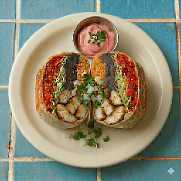 WW Grilled Fish Burrito