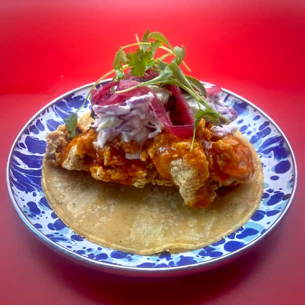 Hot Honey Fried Chicken Taco (1) *