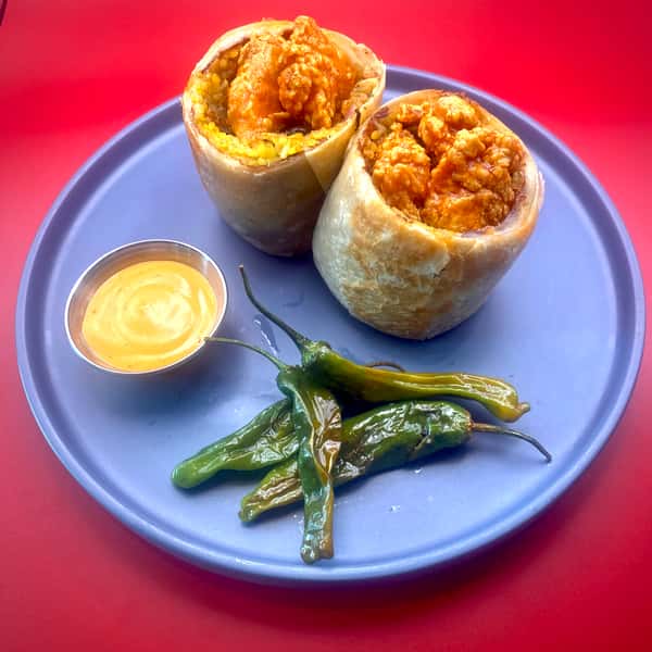 Hot Honey Fried Chicken Burrito *