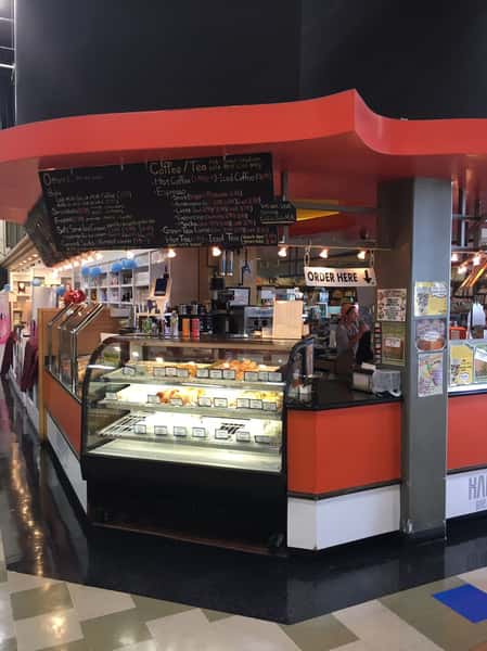 front counter and display case at Santa Monica location