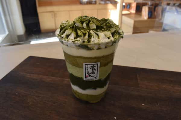 Matcha Cake in a Cup