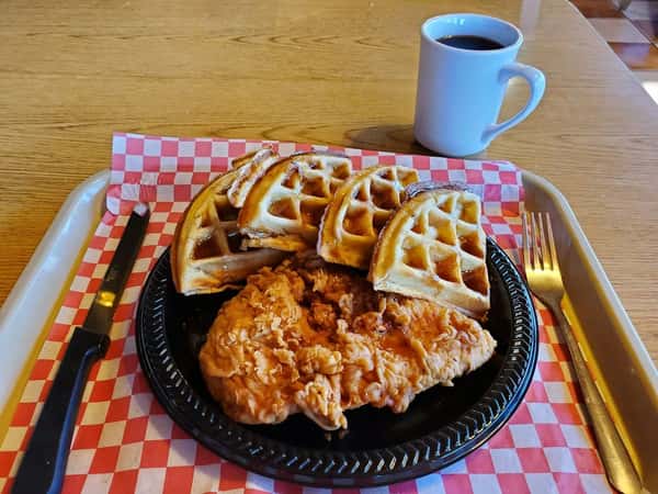 Chicken and waffles