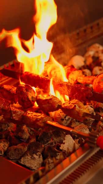 grilled chicken skewers