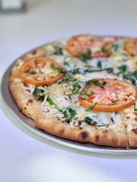 White Margherita Pizza