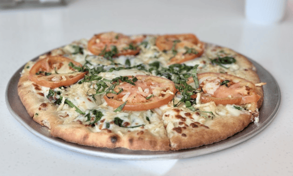 White Margherita Pizza