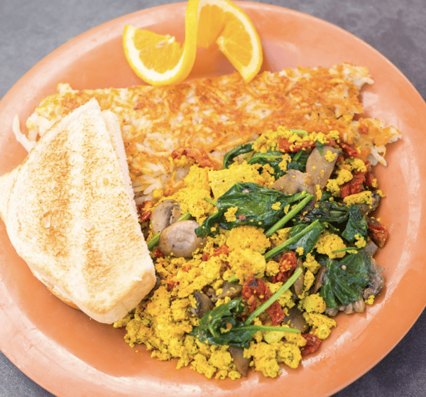 Vegan Mushroom Scramble