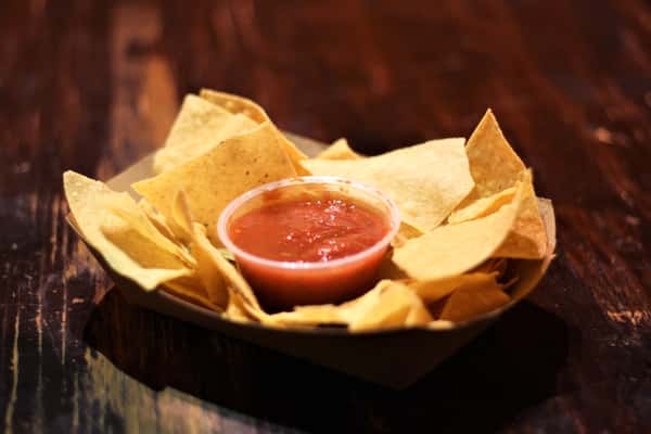 Tortilla chips and salsa