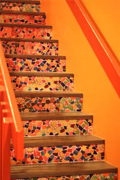 Colorful stairs