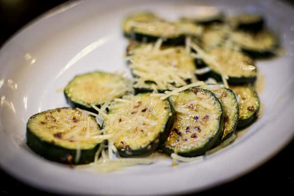 Grilled Zucchini with Asiago
